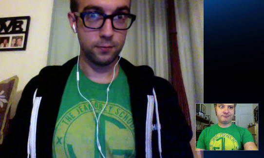 Matt and Brett are wearing the same T-shirt.